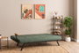 Atelier Del Sofa Sofá-Cama de 3 Plazas Verde